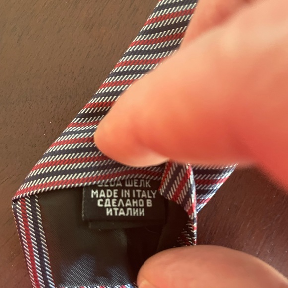 Hugo Boss Multi color stripe tie - Picture 3 of 3